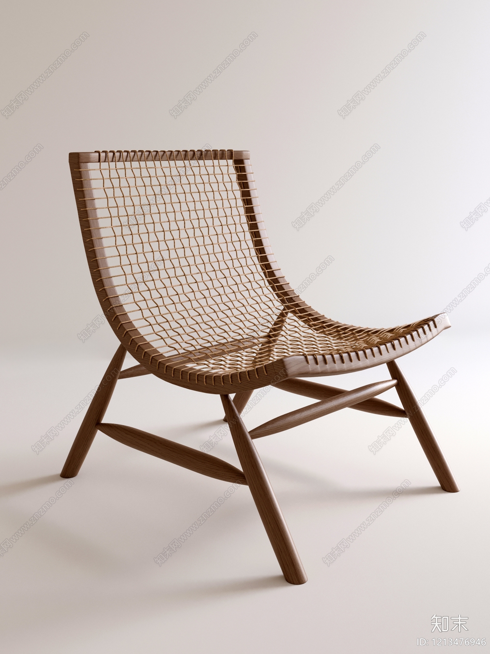 北欧休闲椅3D模型下载【ID:1213476946】
