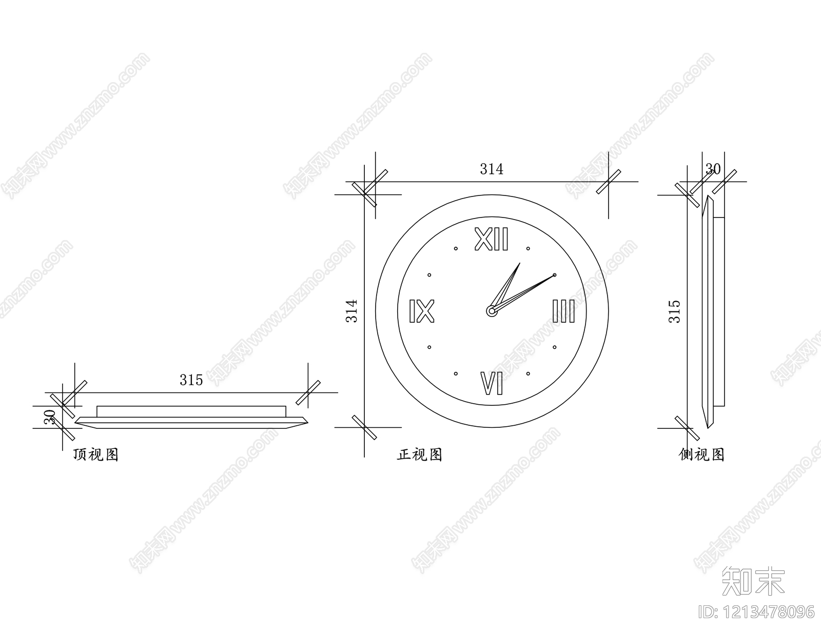 现代综合软装摆件图库施工图下载【ID:1213478096】
