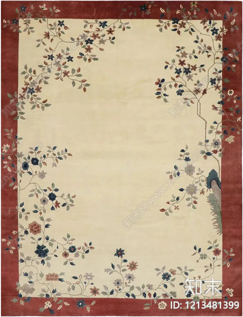 新中式中古其他地毯贴图下载【ID:1213481399】