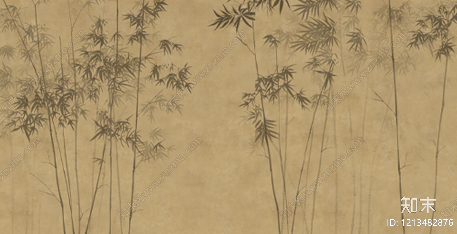 新中式壁画贴图下载【ID:1213482876】