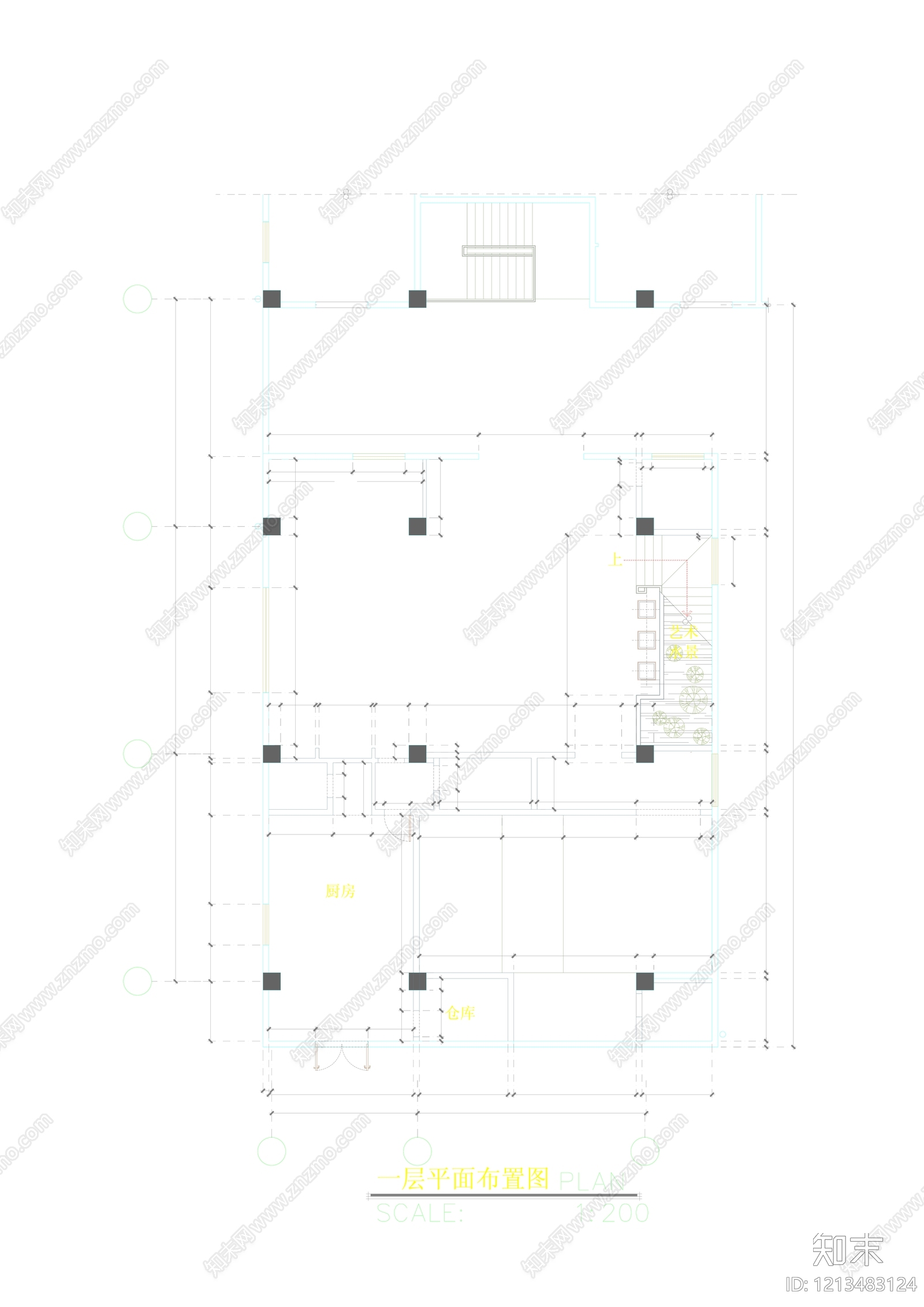 水电布置图施工图下载【ID:1213483124】