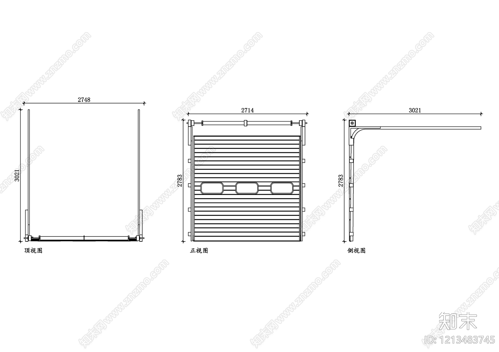 特种门窗施工图下载【ID:1213483745】