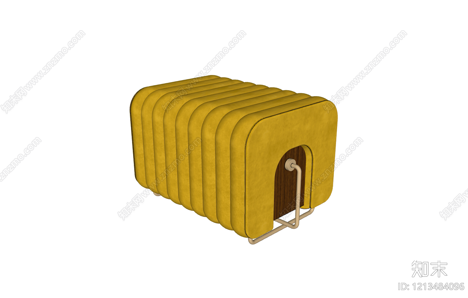 中古风沙发凳SU模型下载【ID:1213484096】