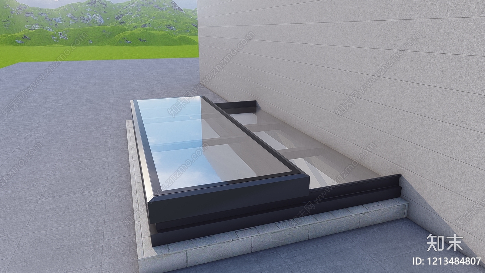 现代天窗SU模型下载【ID:1213484807】