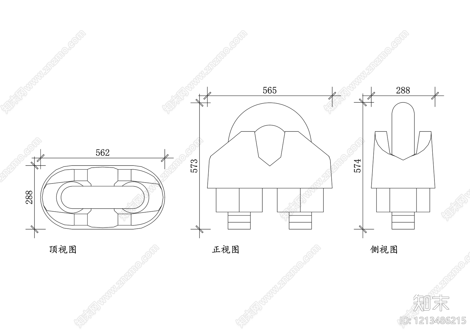 现代五金管件cad施工图下载【ID:1213486215】