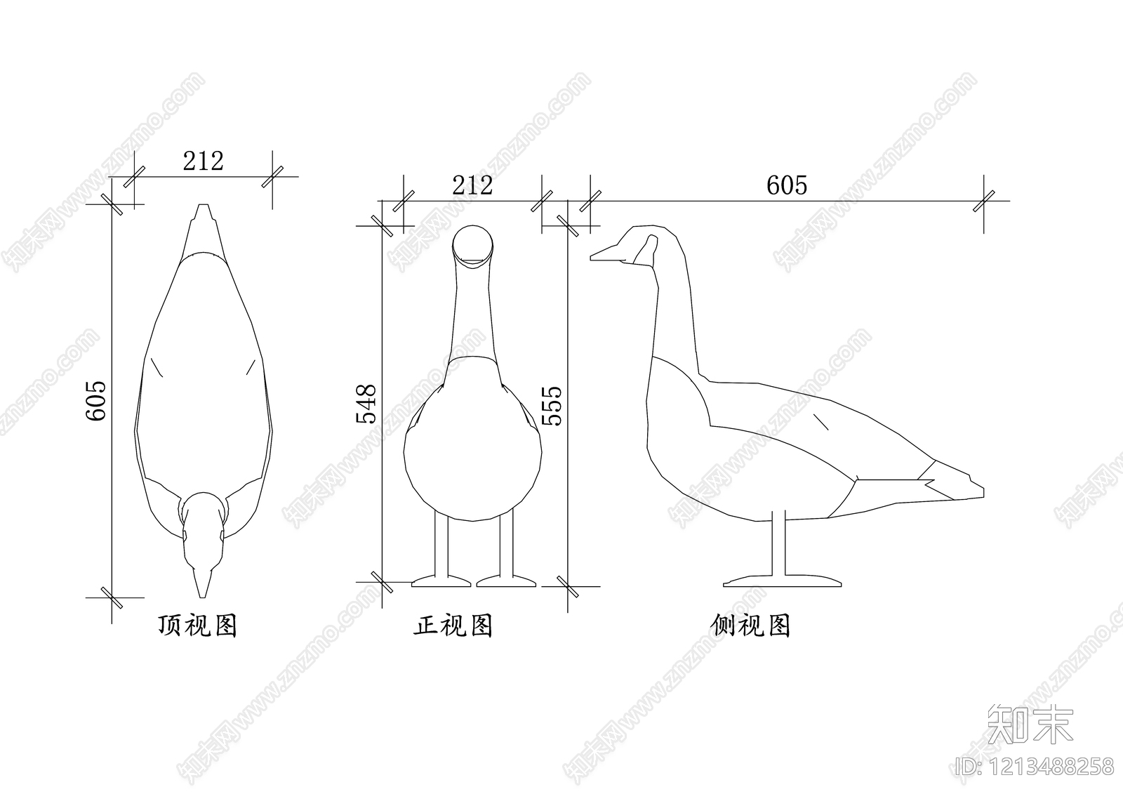 现代动物施工图下载【ID:1213488258】