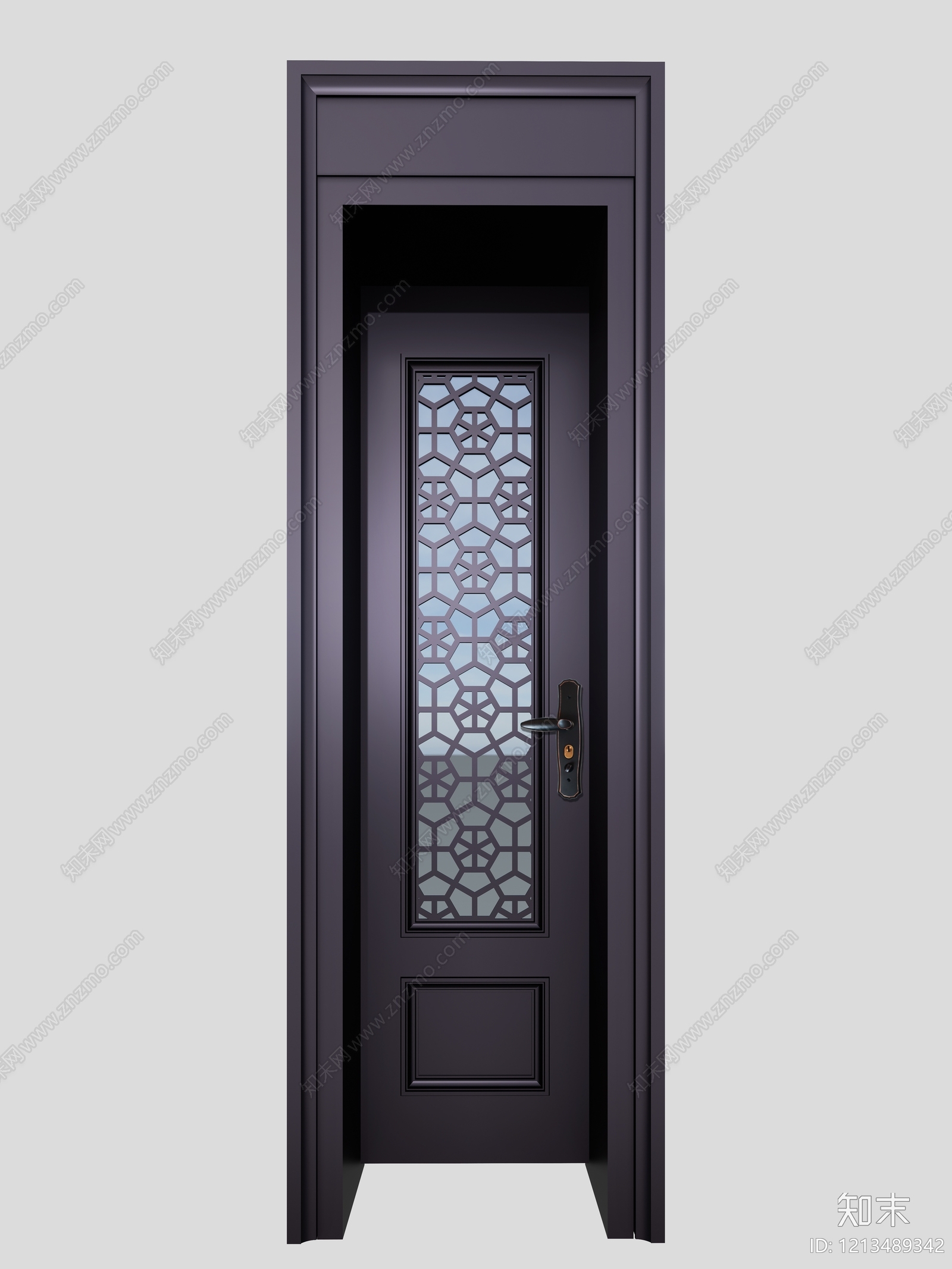 新中式双开门SU模型下载【ID:1213489342】