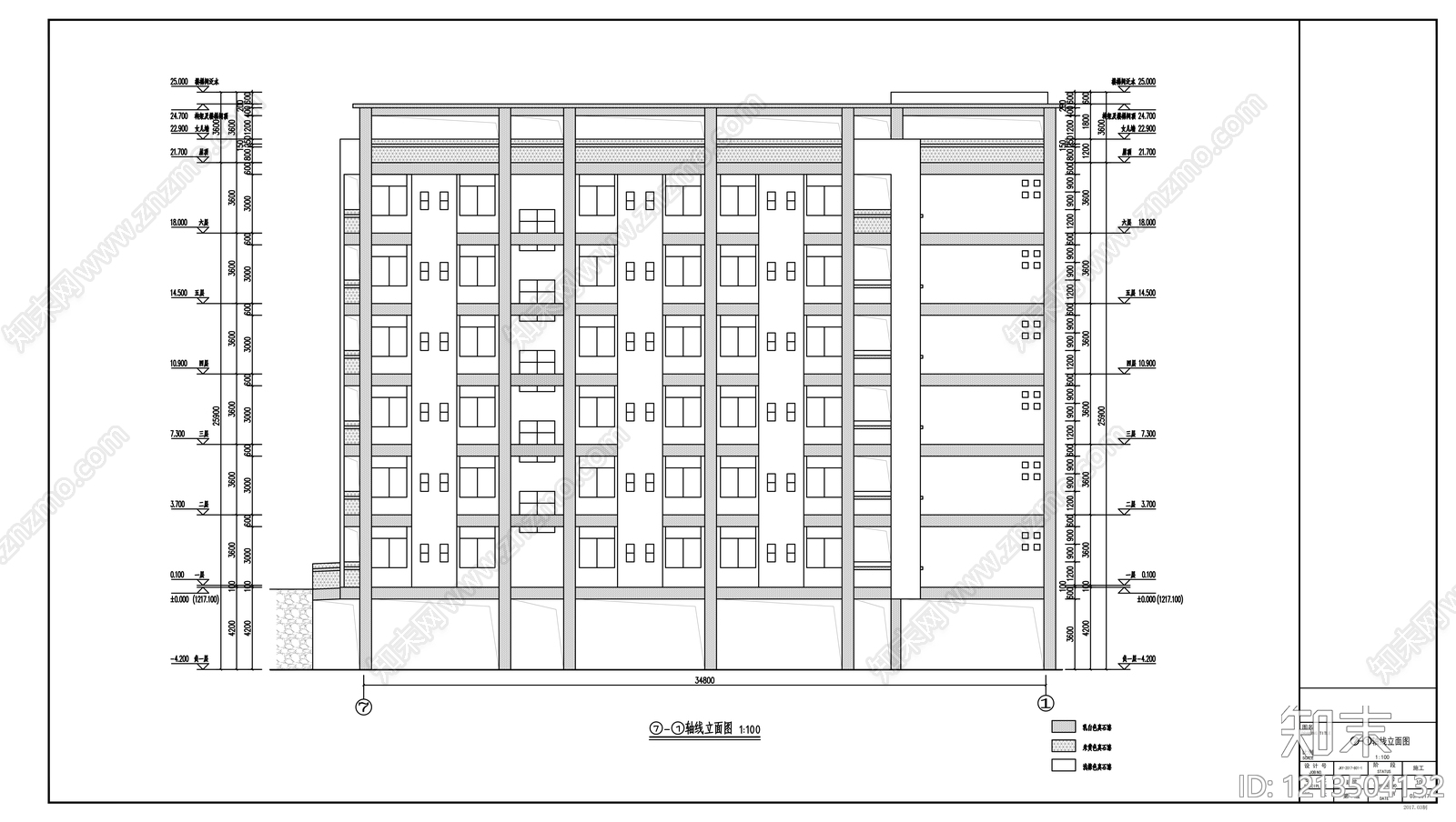现代其他居住建筑cad施工图下载【ID:1213504132】