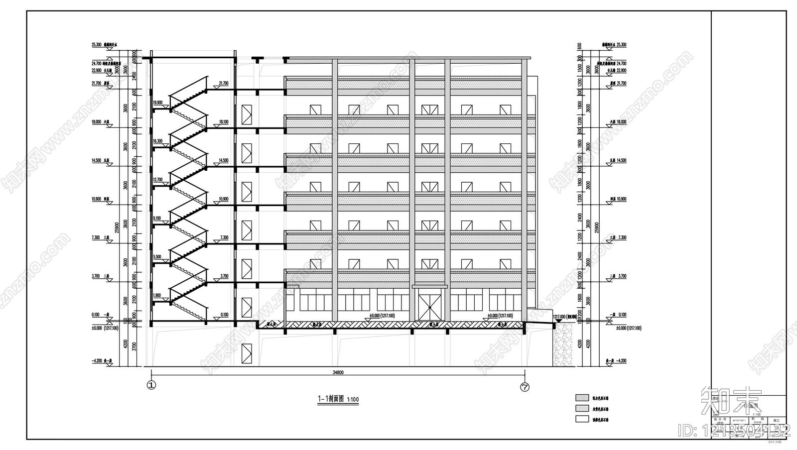 现代其他居住建筑cad施工图下载【ID:1213504132】