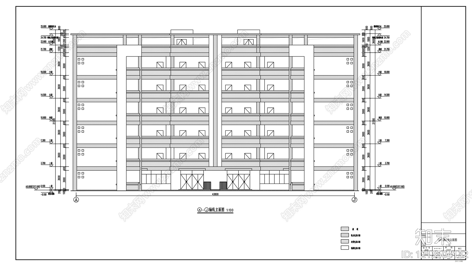 现代其他居住建筑cad施工图下载【ID:1213504132】