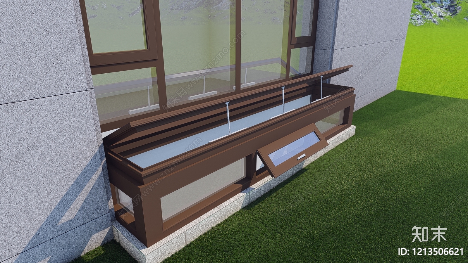 现代简约天窗SU模型下载【ID:1213506621】