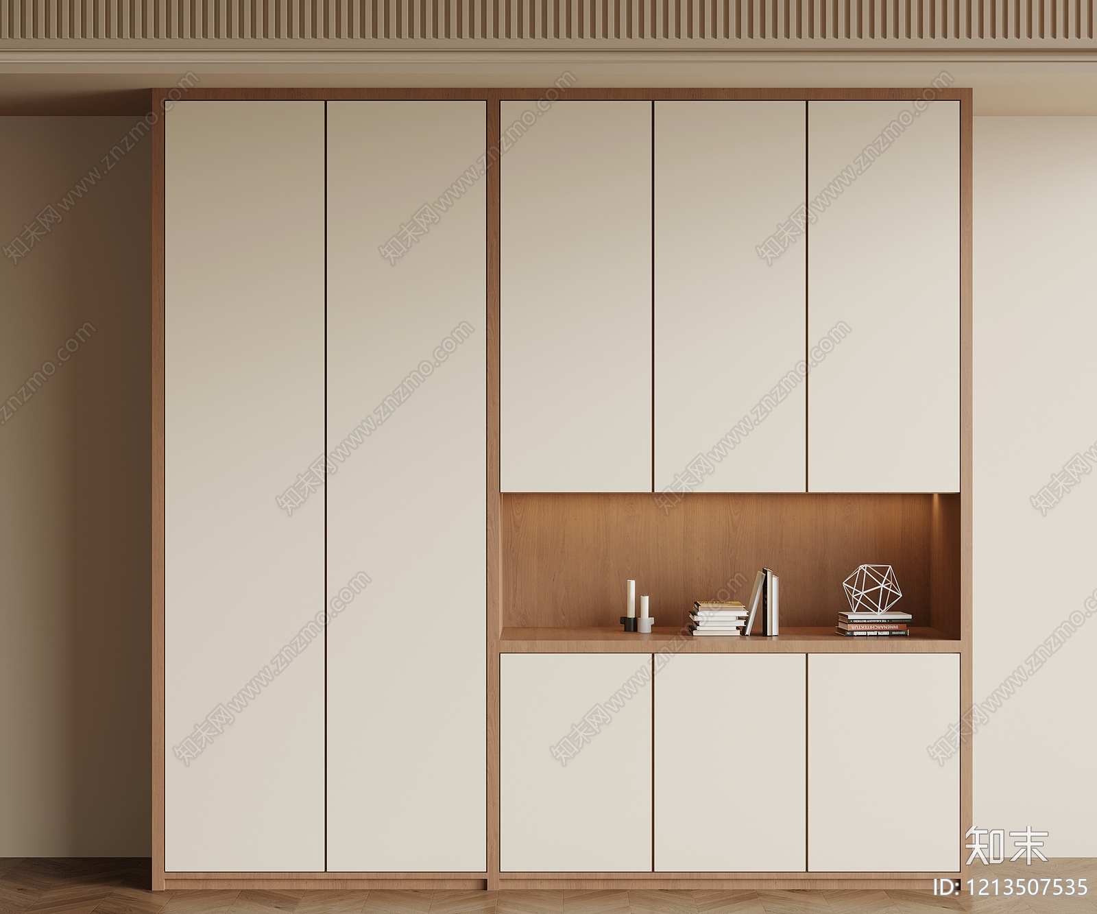 现代玄关柜SU模型下载【ID:1213507535】