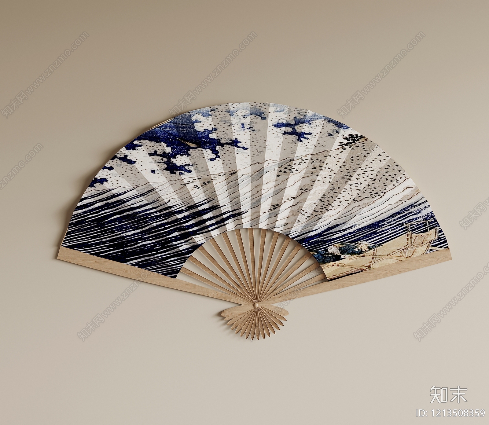 日式挂件3D模型下载【ID:1213508359】