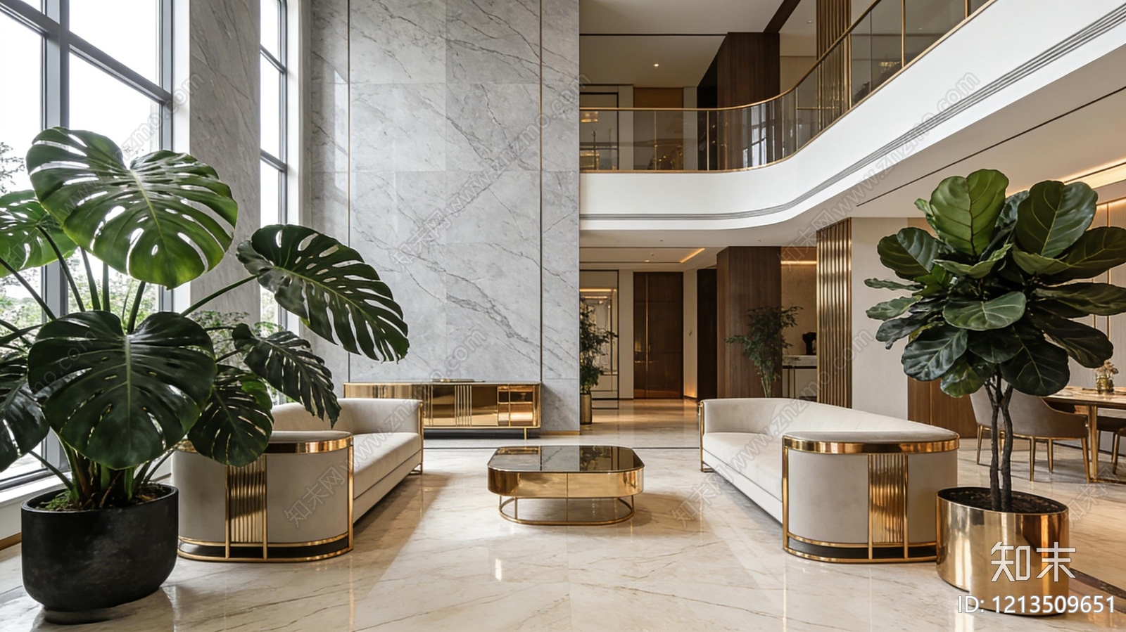 现代客厅贴图下载【ID:1213509651】