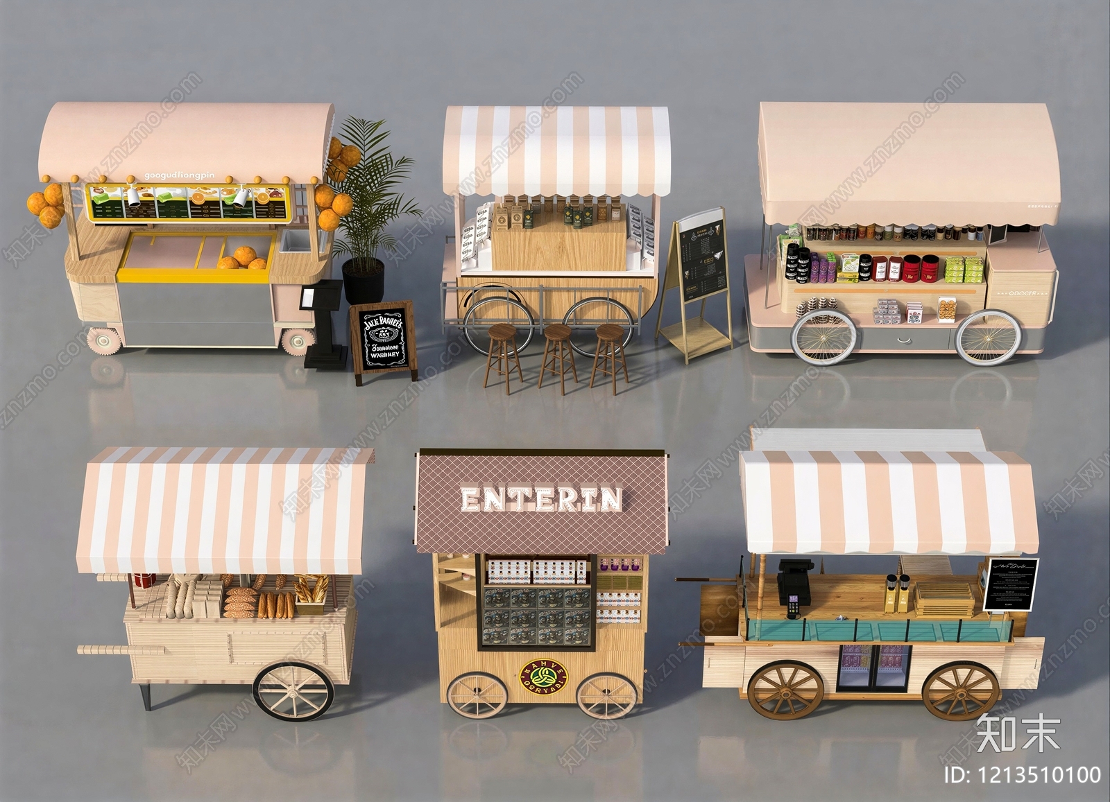 现代房车营地SU模型下载【ID:1213510100】