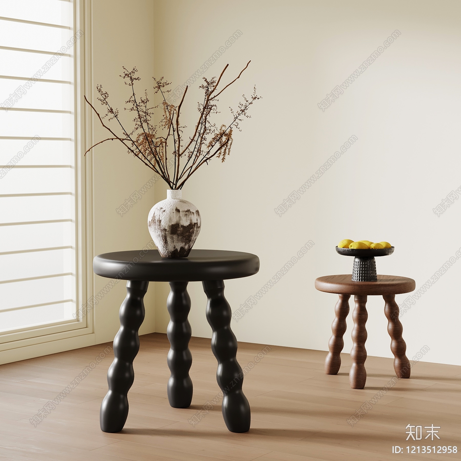 现代边几SU模型下载【ID:1213512958】
