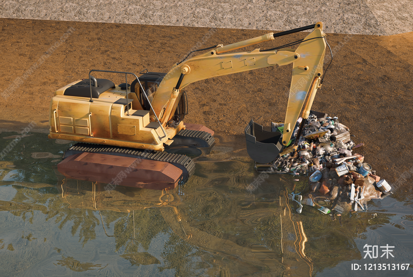 工业风工程车SU模型下载【ID:1213513167】