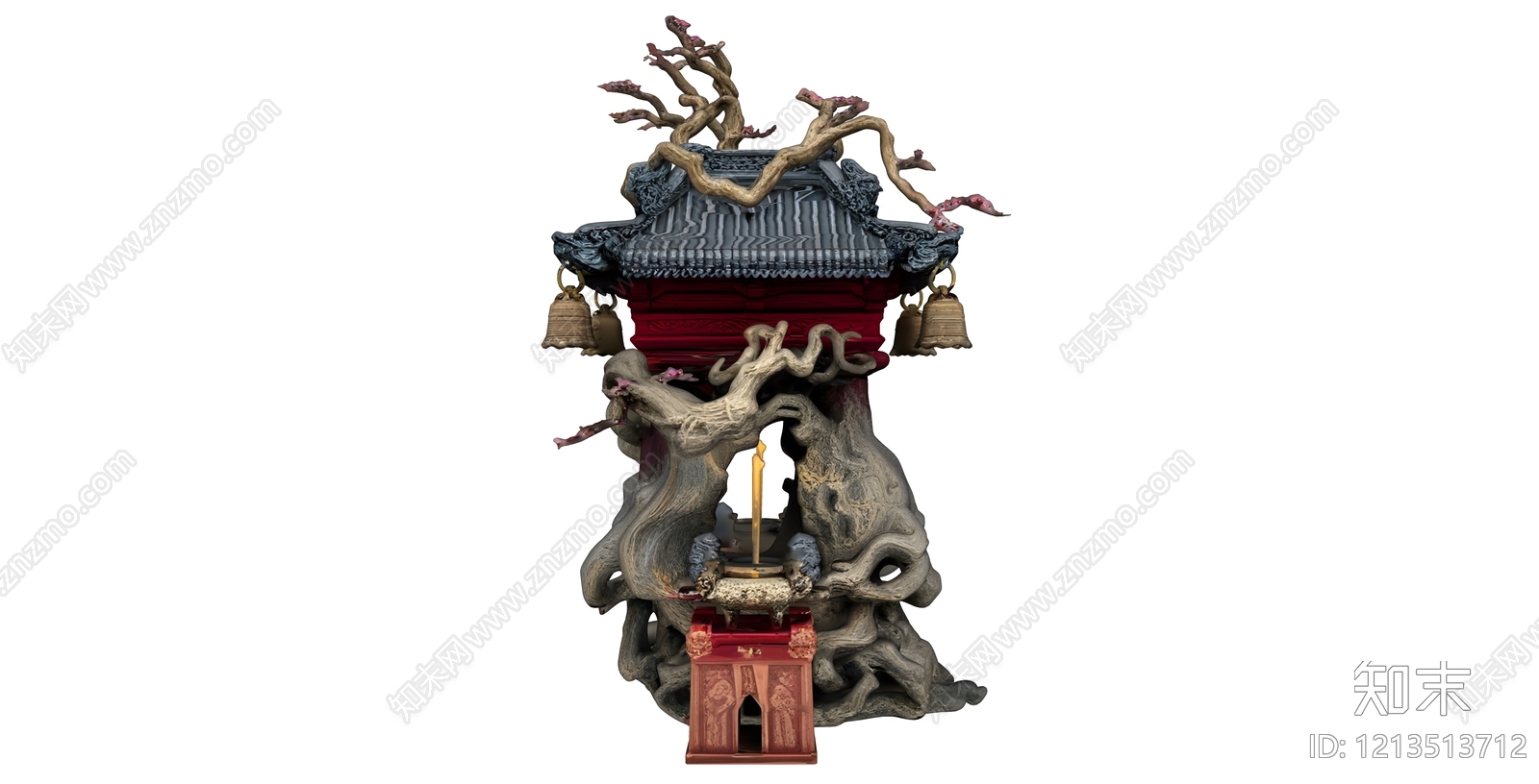 新中式其他摆件SU模型下载【ID:1213513712】