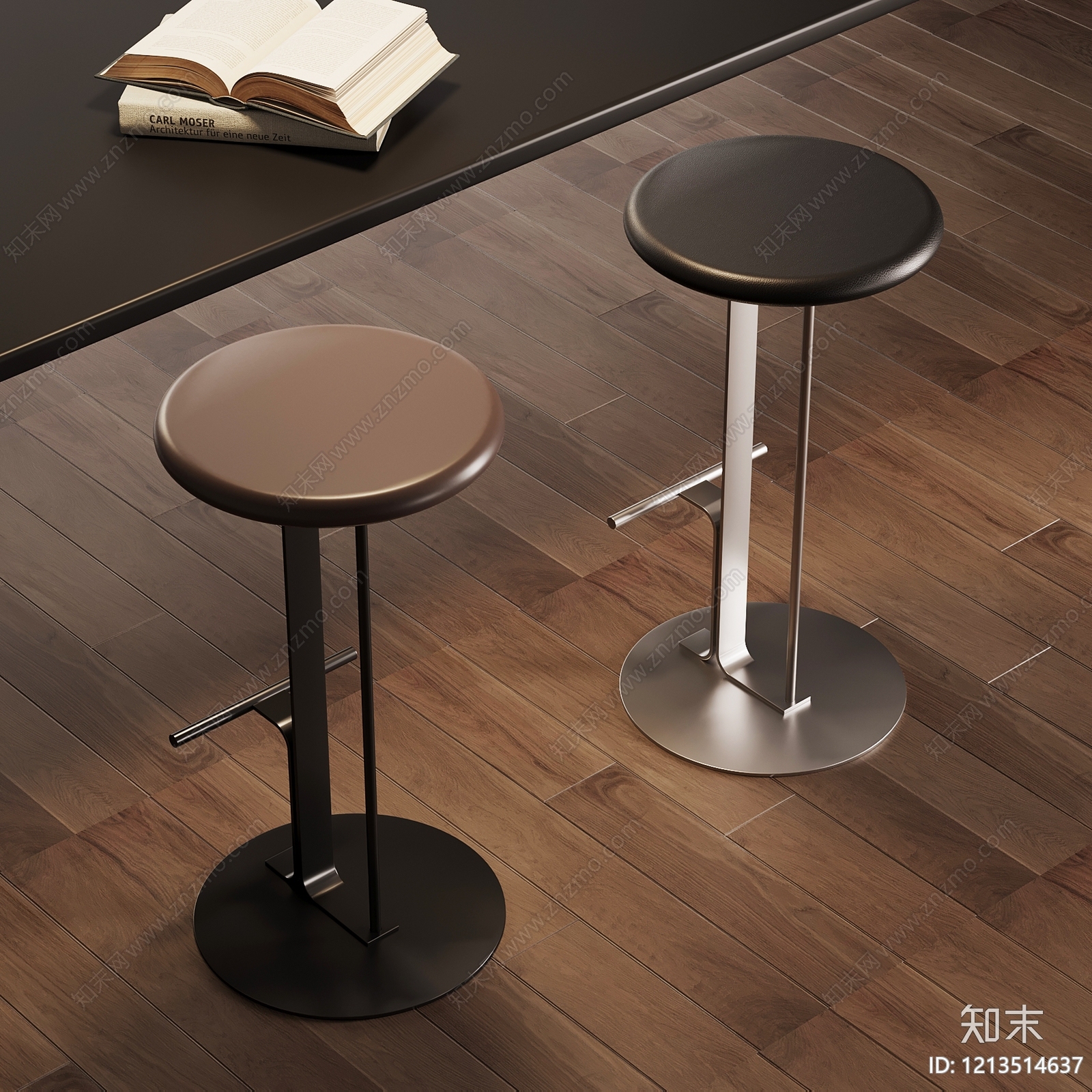 现代吧凳SU模型下载【ID:1213514637】
