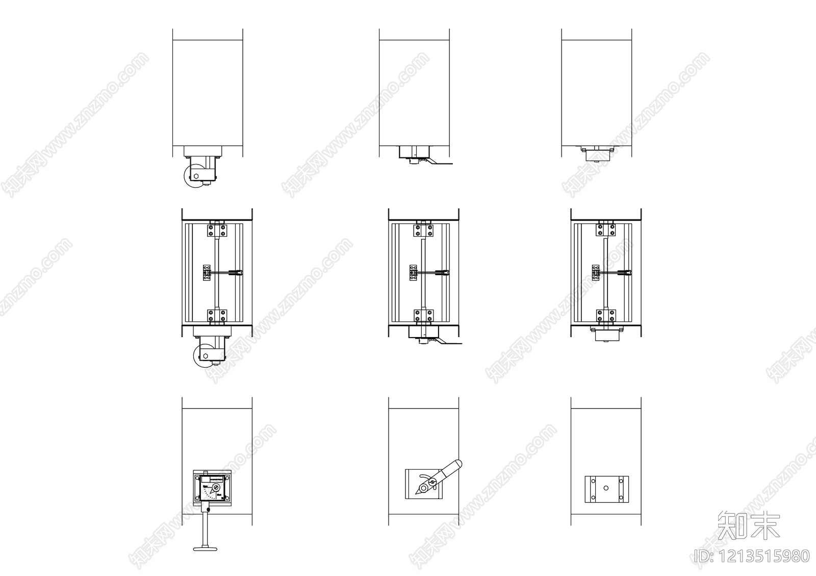 现代五金管件施工图下载【ID:1213515980】