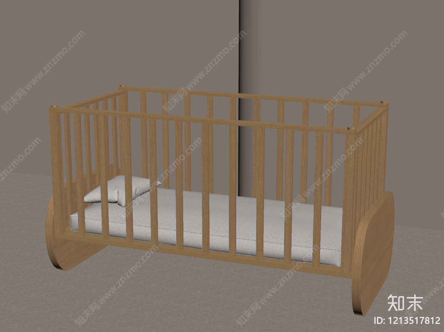 现代儿童床SU模型下载【ID:1213517812】