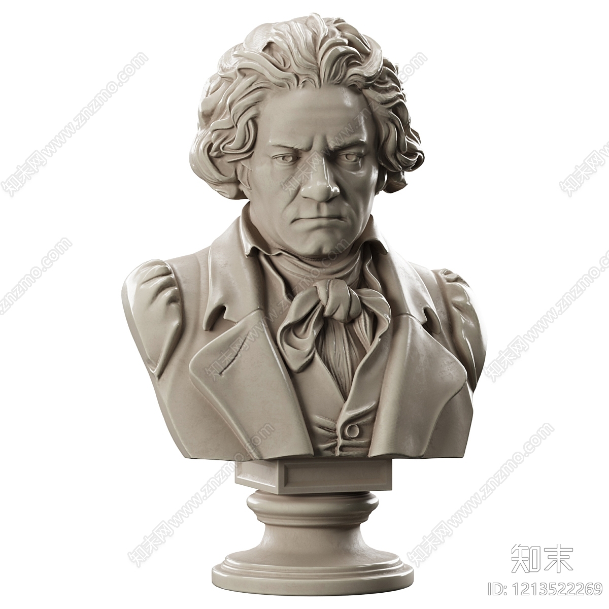 欧式古典雕塑摆件SU模型下载【ID:1213522269】