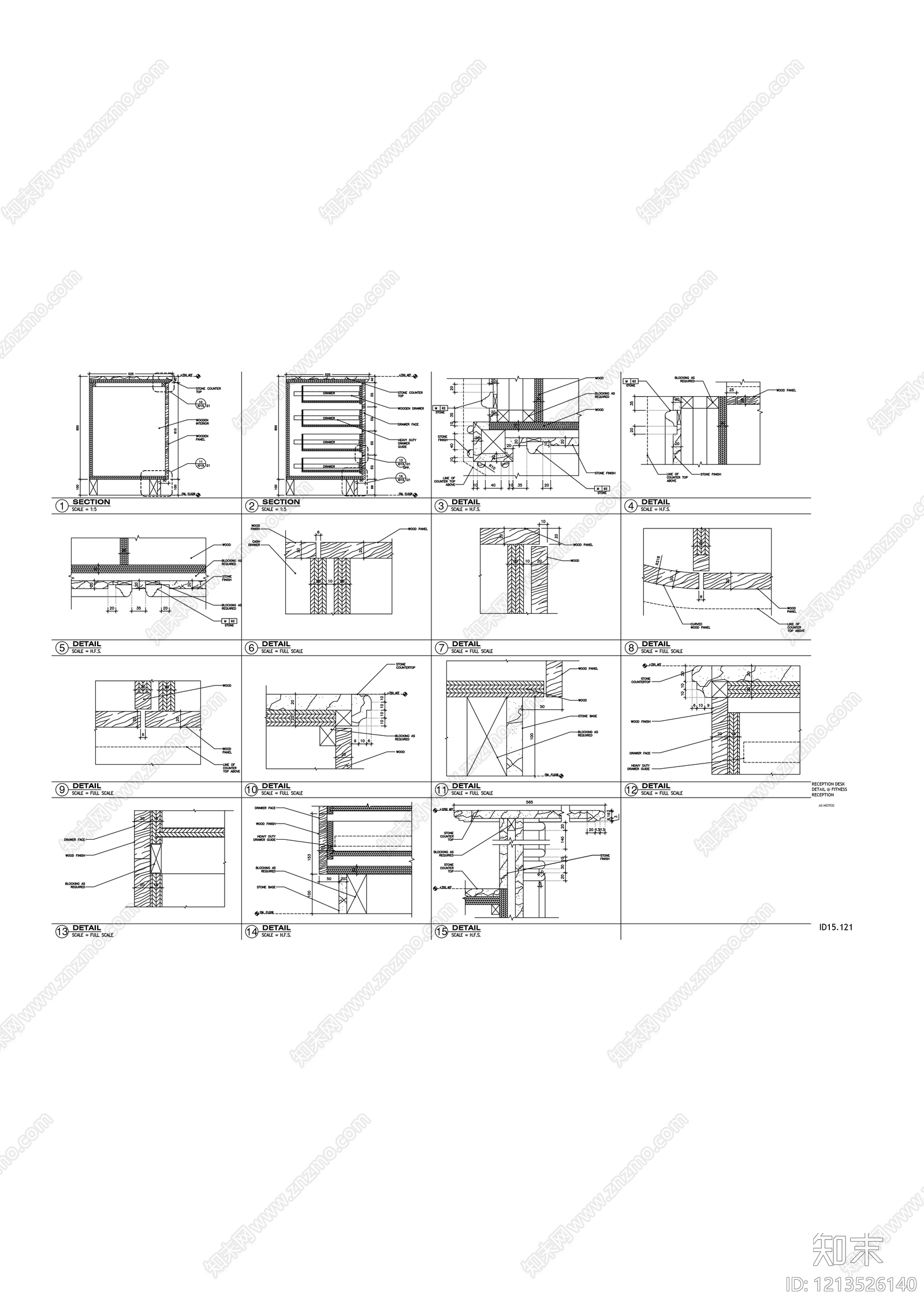 现代柜子施工图下载【ID:1213526140】