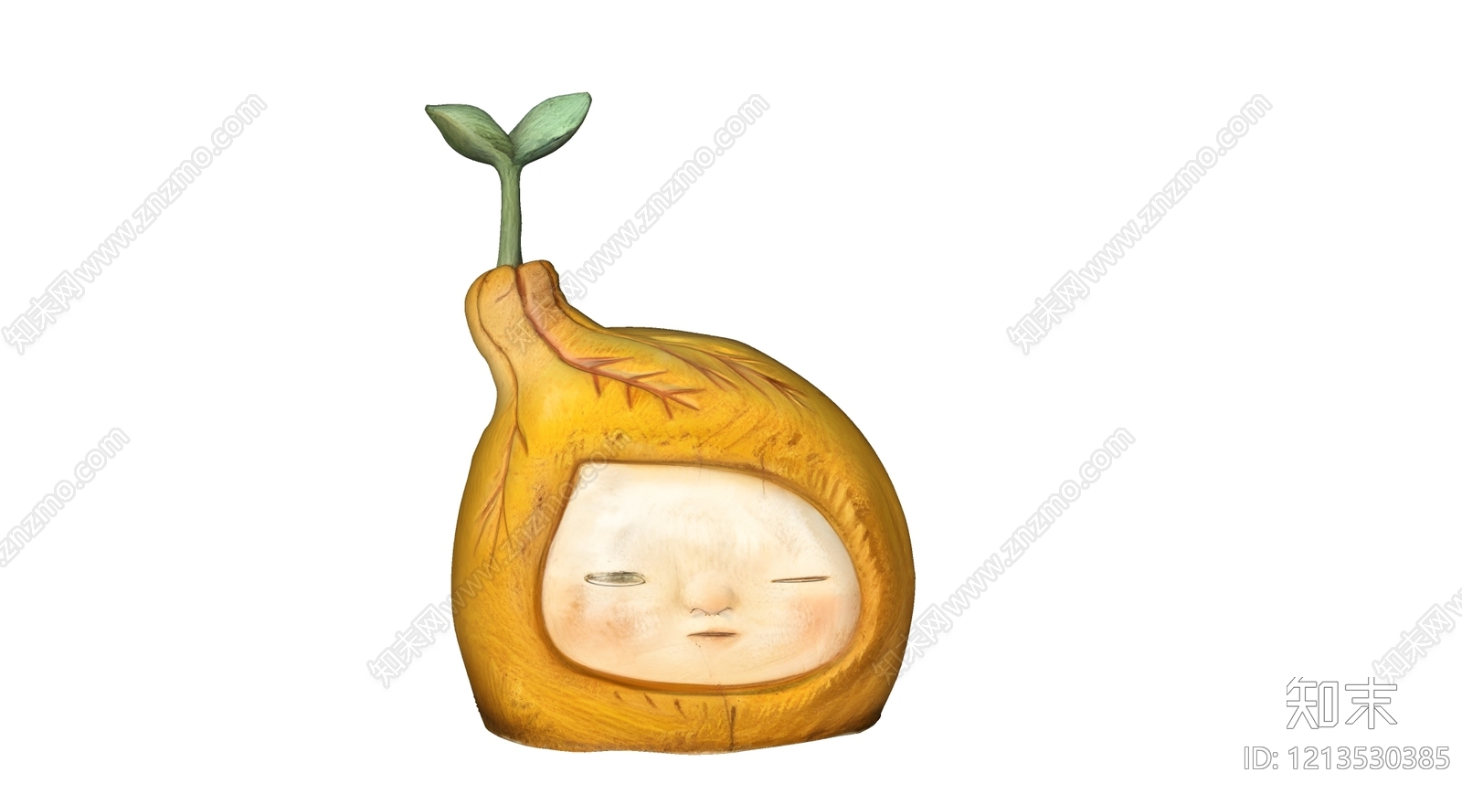 手作艺术风雕塑摆件SU模型下载【ID:1213530385】