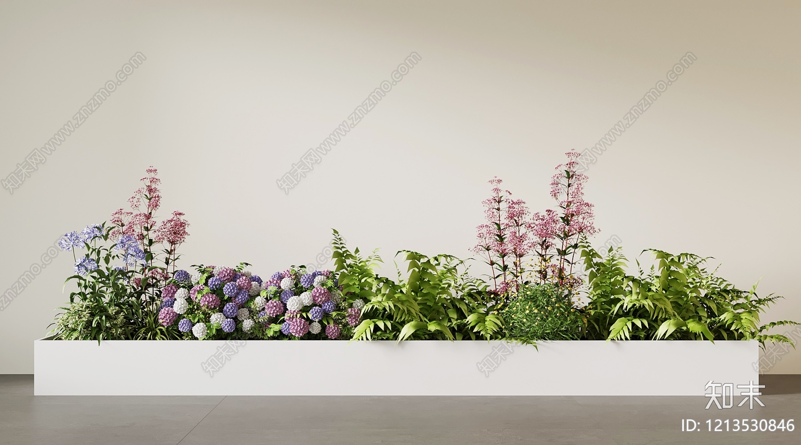 现代简约花箱3D模型下载【ID:1213530846】