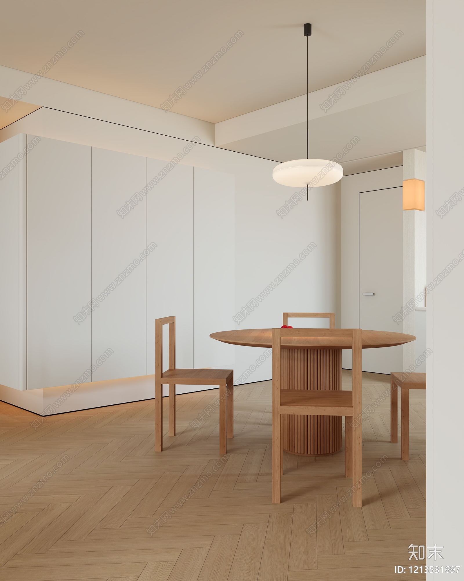 原木客餐厅SU模型下载【ID:1213531697】
