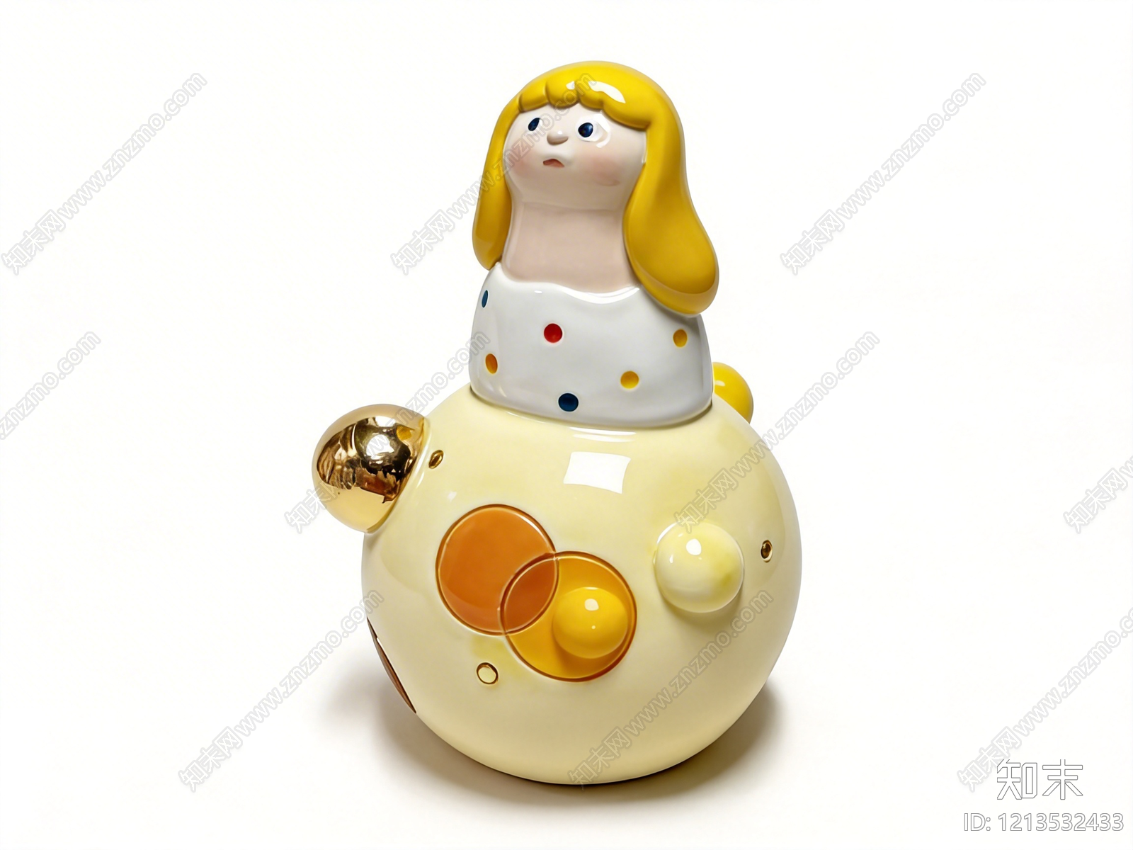 日式雕塑摆件SU模型下载【ID:1213532433】