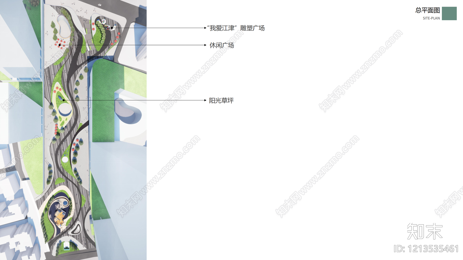 现代商业广场景观下载【ID:1213535461】