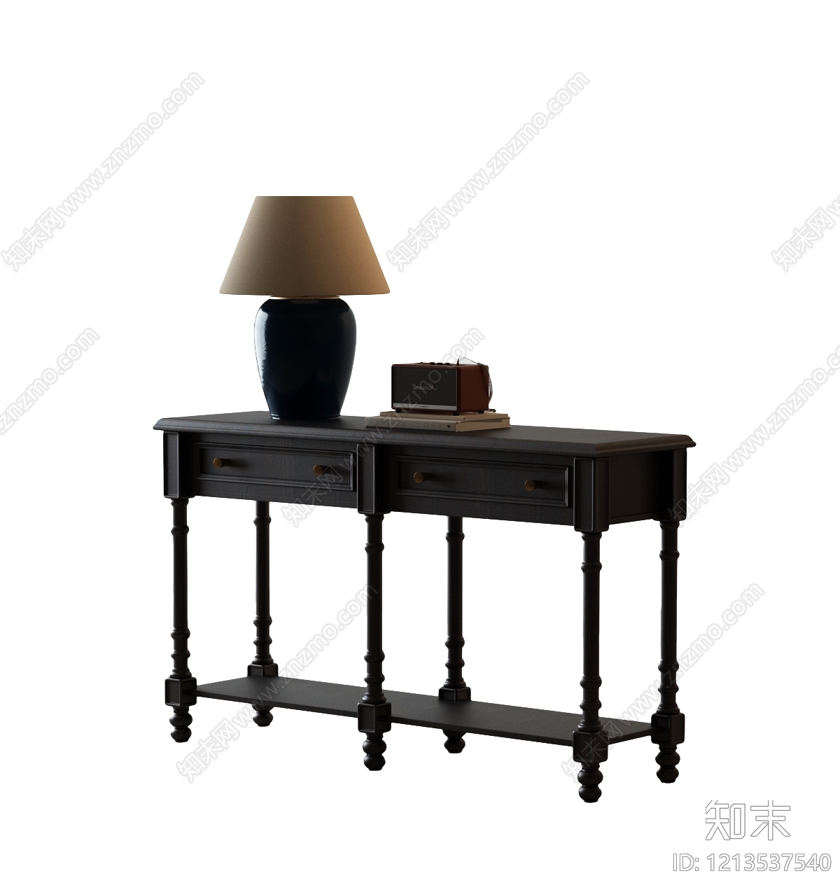 中古风条案SU模型下载【ID:1213537540】