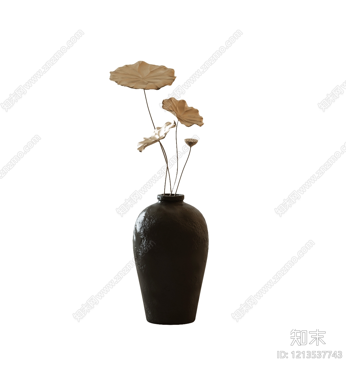 新中式花瓶SU模型下载【ID:1213537743】