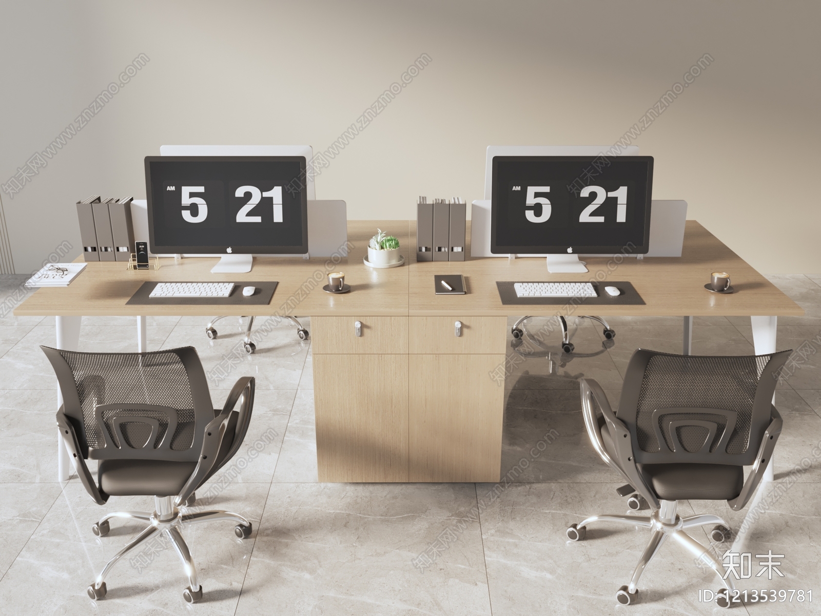 现代简约办公室3D模型下载【ID:1213539781】