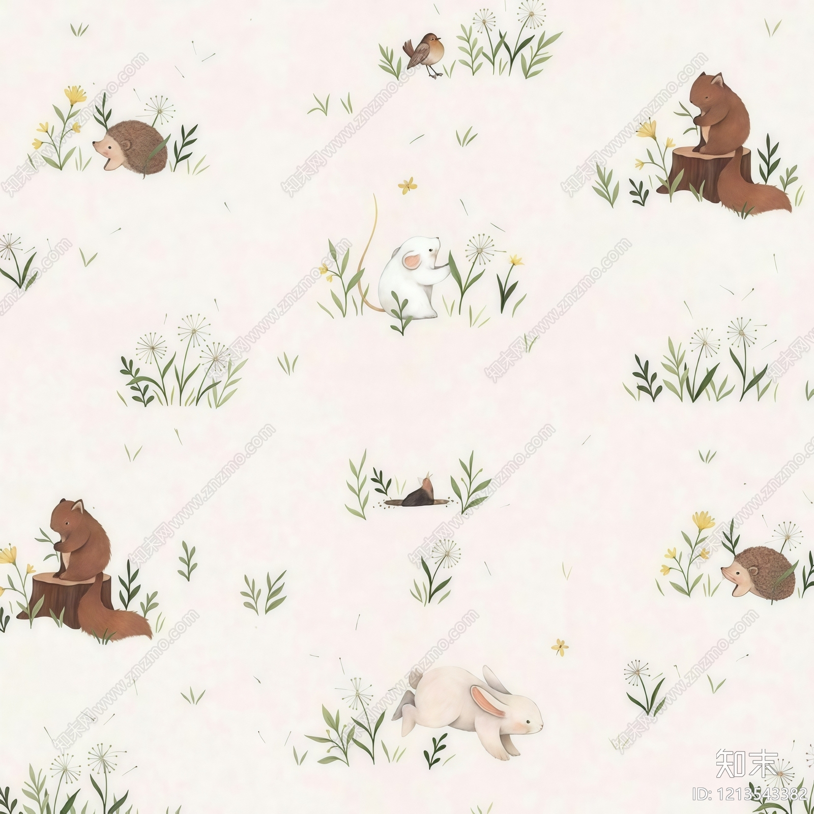 现代儿童壁纸贴图下载【ID:1213543382】