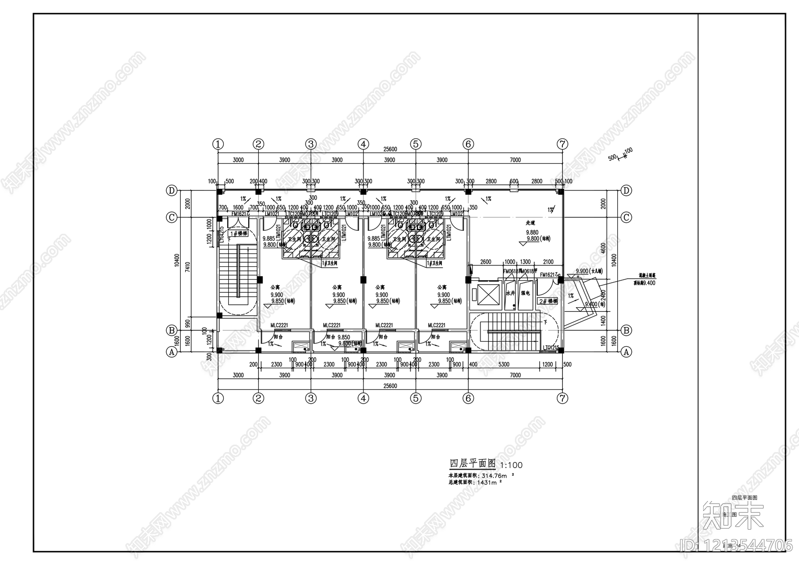 新中式其他公共建筑cad施工图下载【ID:1213544706】