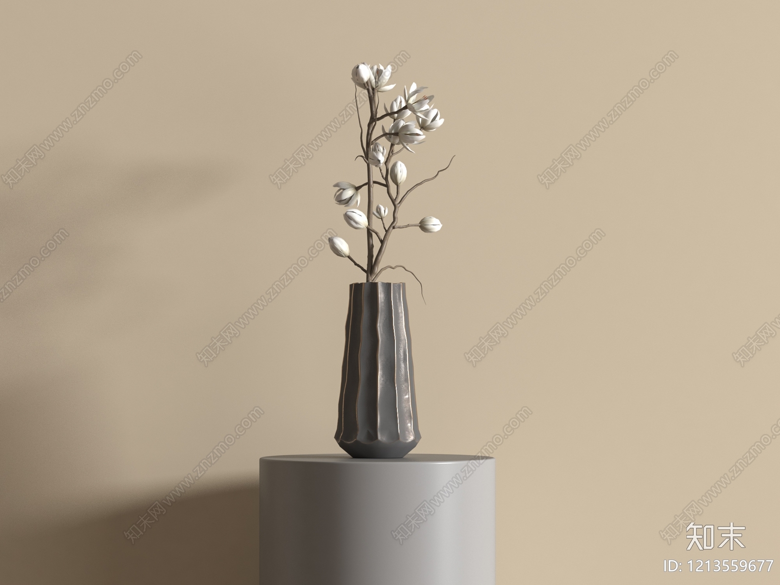 现代花瓶SU模型下载【ID:1213559677】