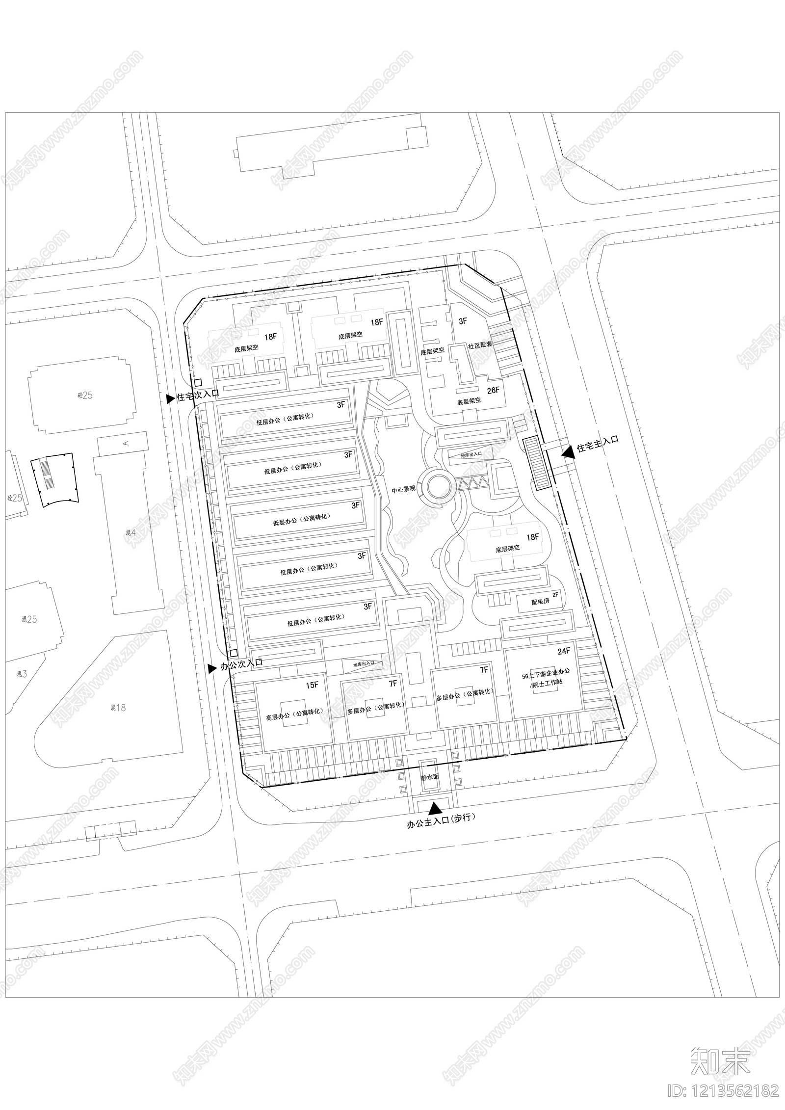 公寓建筑施工图下载【ID:1213562182】