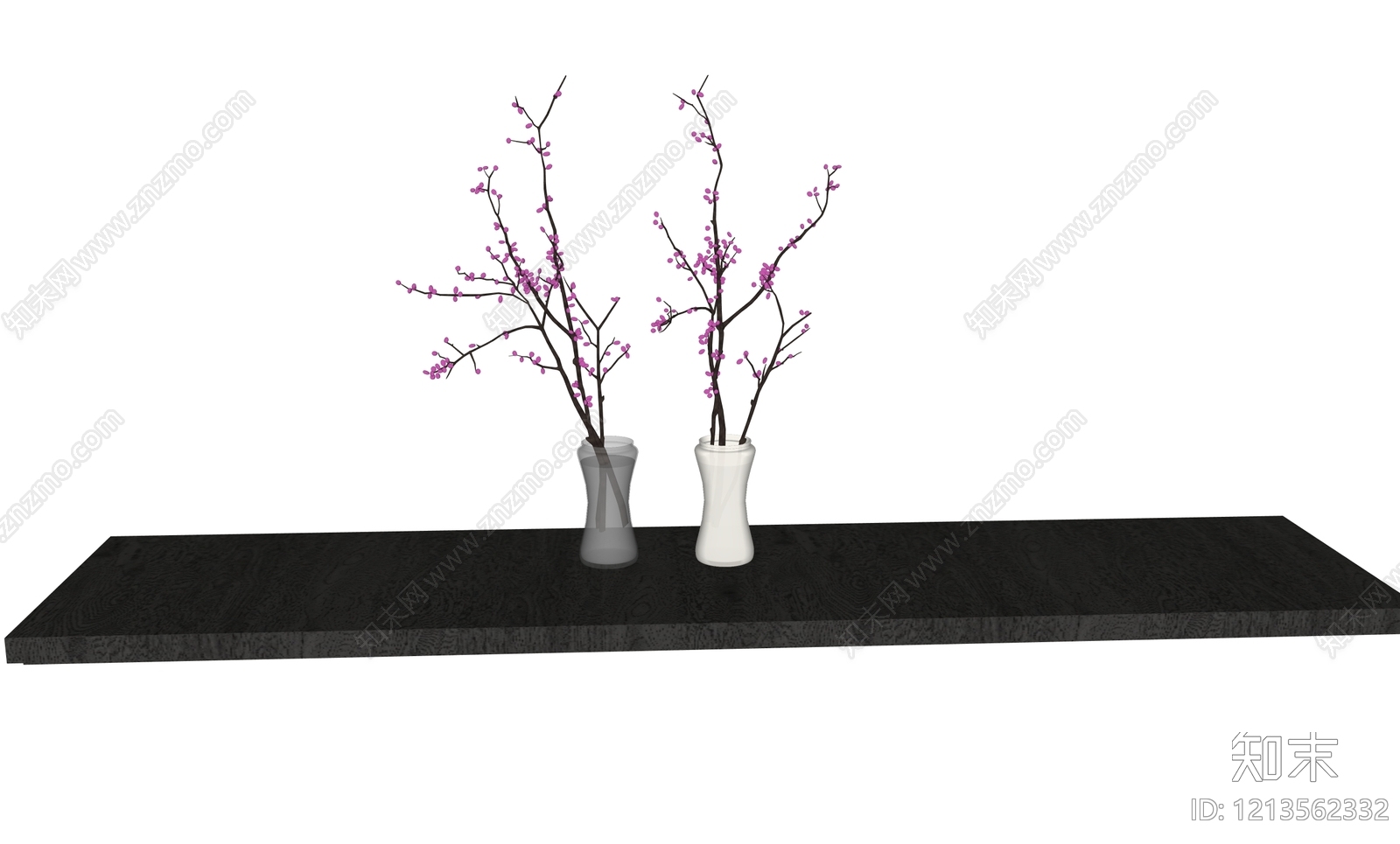现代简约花艺SU模型下载【ID:1213562332】