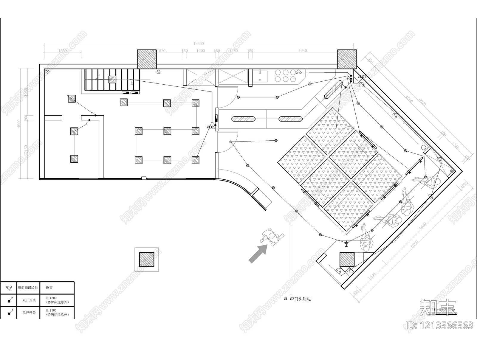 电气图cad施工图下载【ID:1213566563】