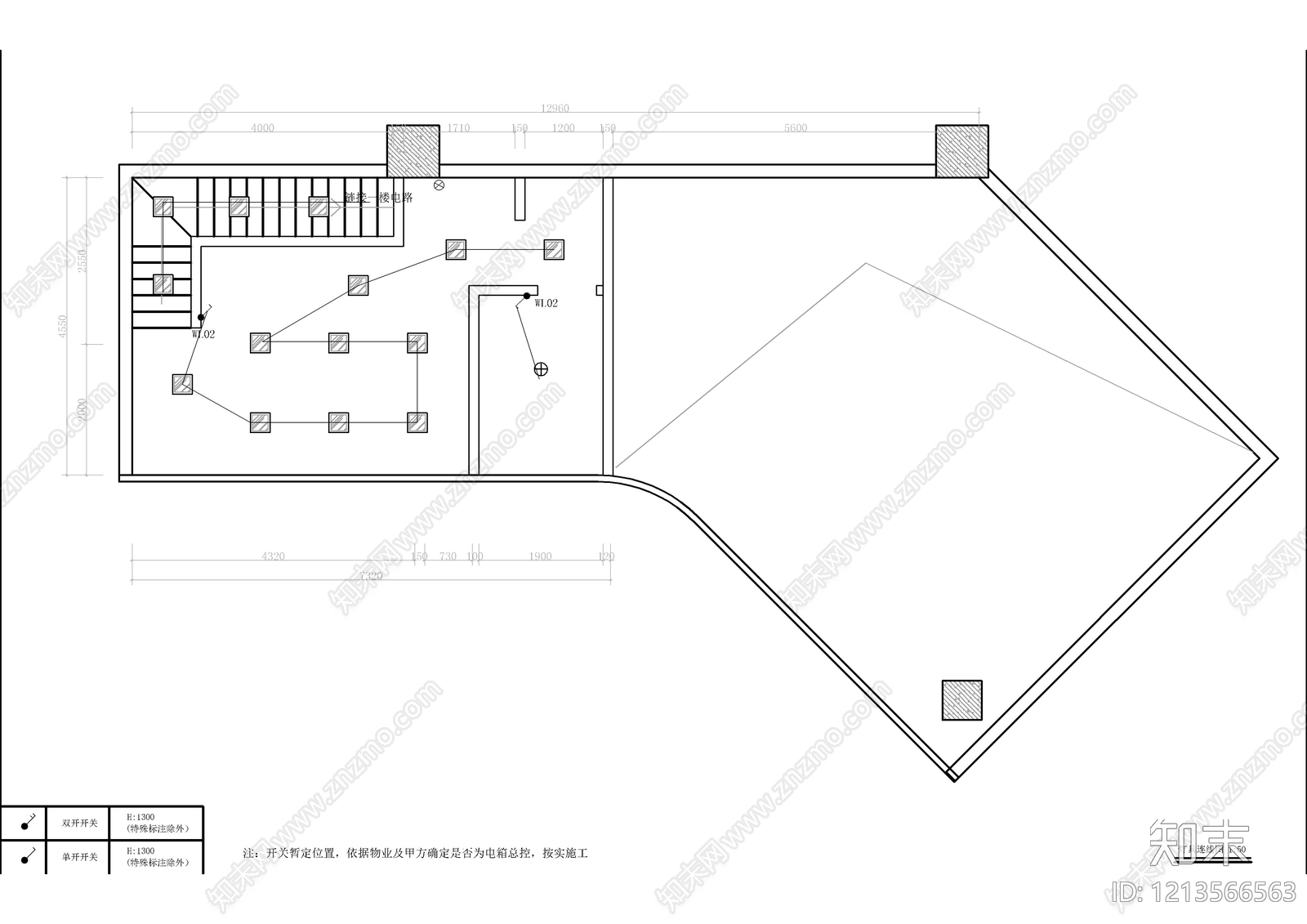 电气图cad施工图下载【ID:1213566563】