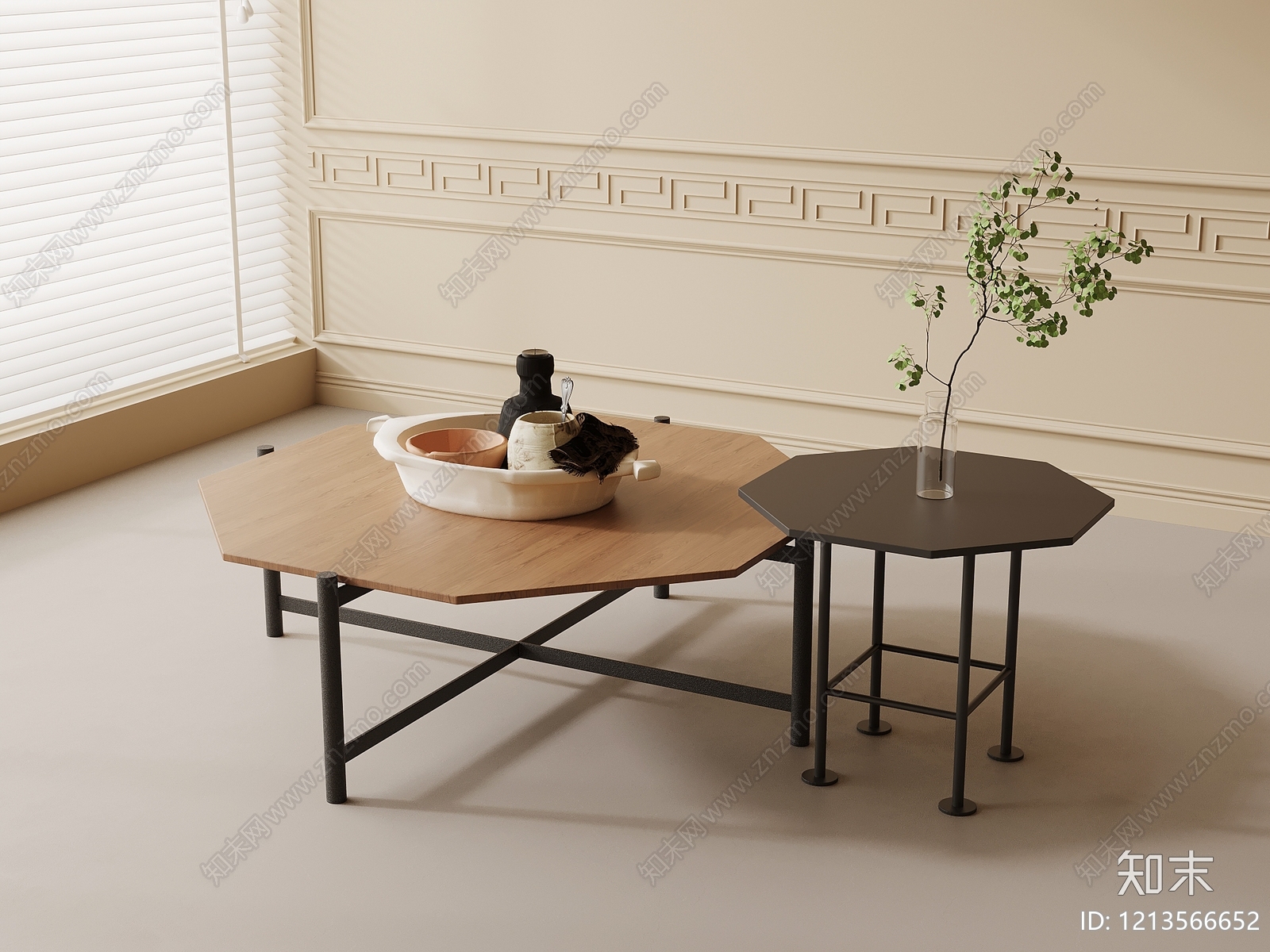 现代边几SU模型下载【ID:1213566652】
