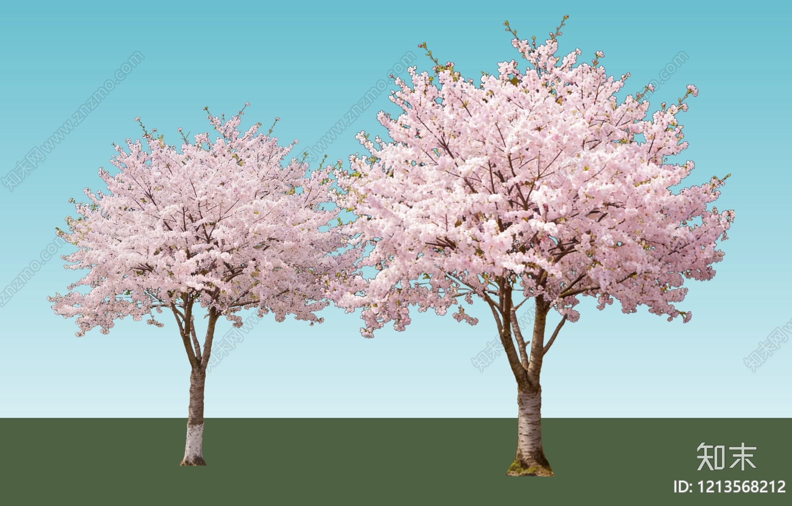 日式景观乔木SU模型下载【ID:1213568212】