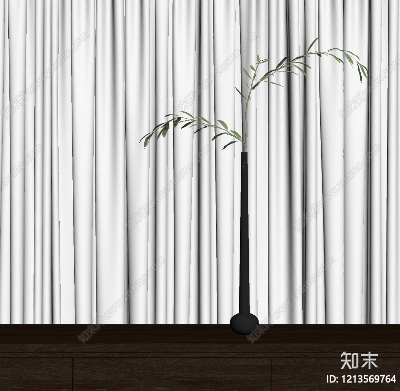 极简花瓶SU模型下载【ID:1213569764】