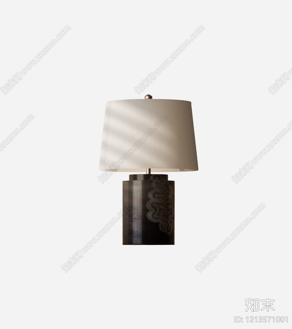 新中式台灯3D模型下载【ID:1213571001】