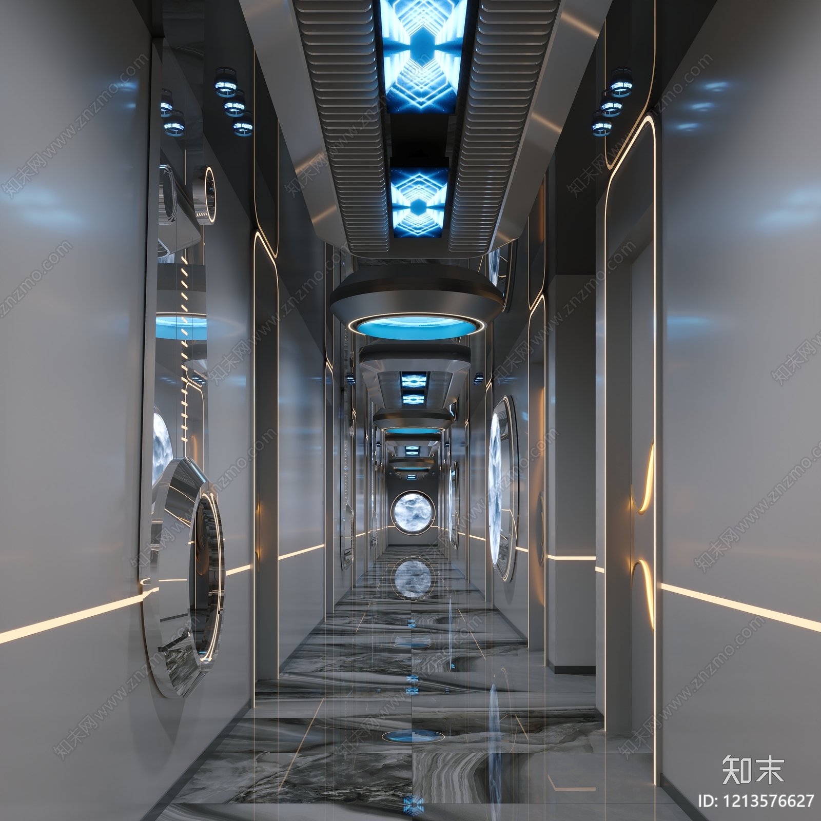 赛博朋克KTV3D模型下载【ID:1213576627】