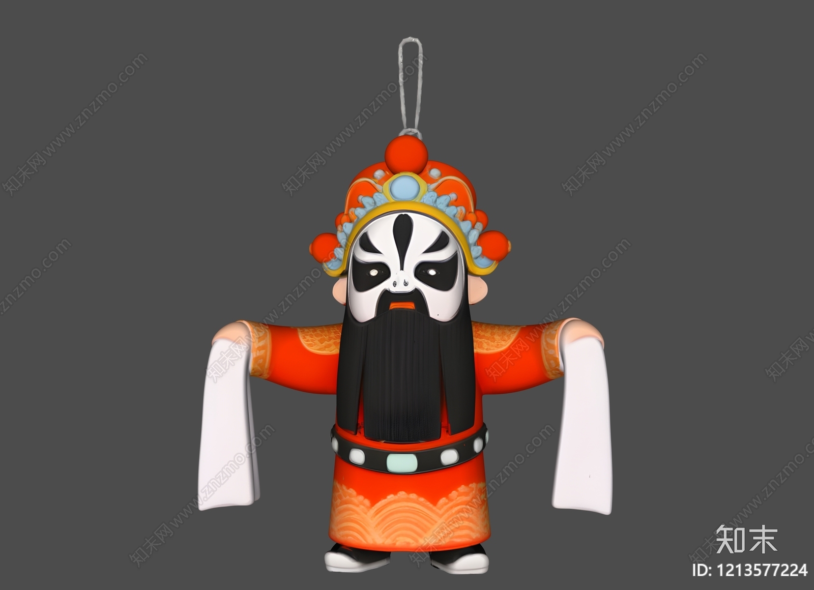 新中式挂件SU模型下载【ID:1213577224】