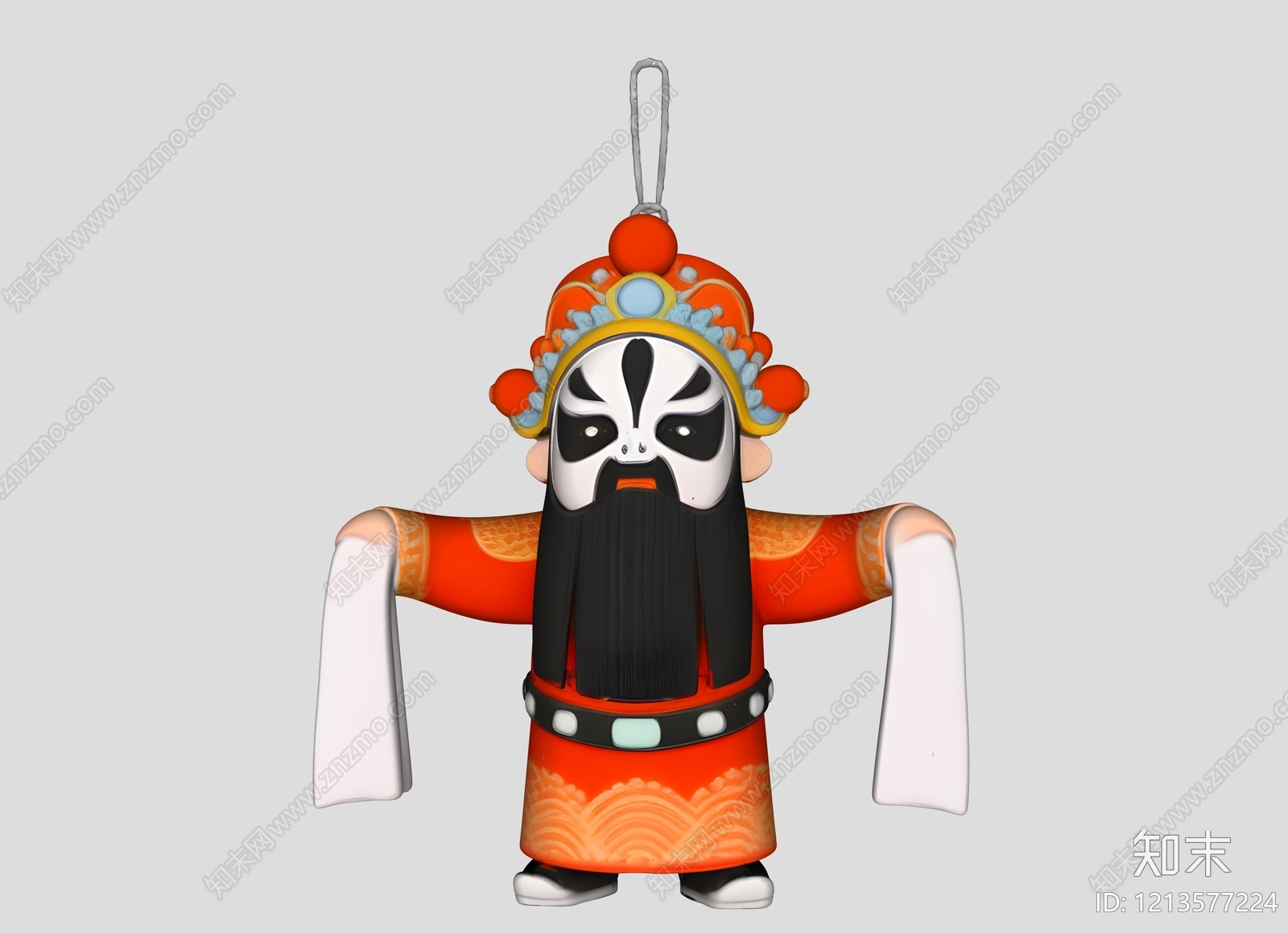 新中式挂件SU模型下载【ID:1213577224】