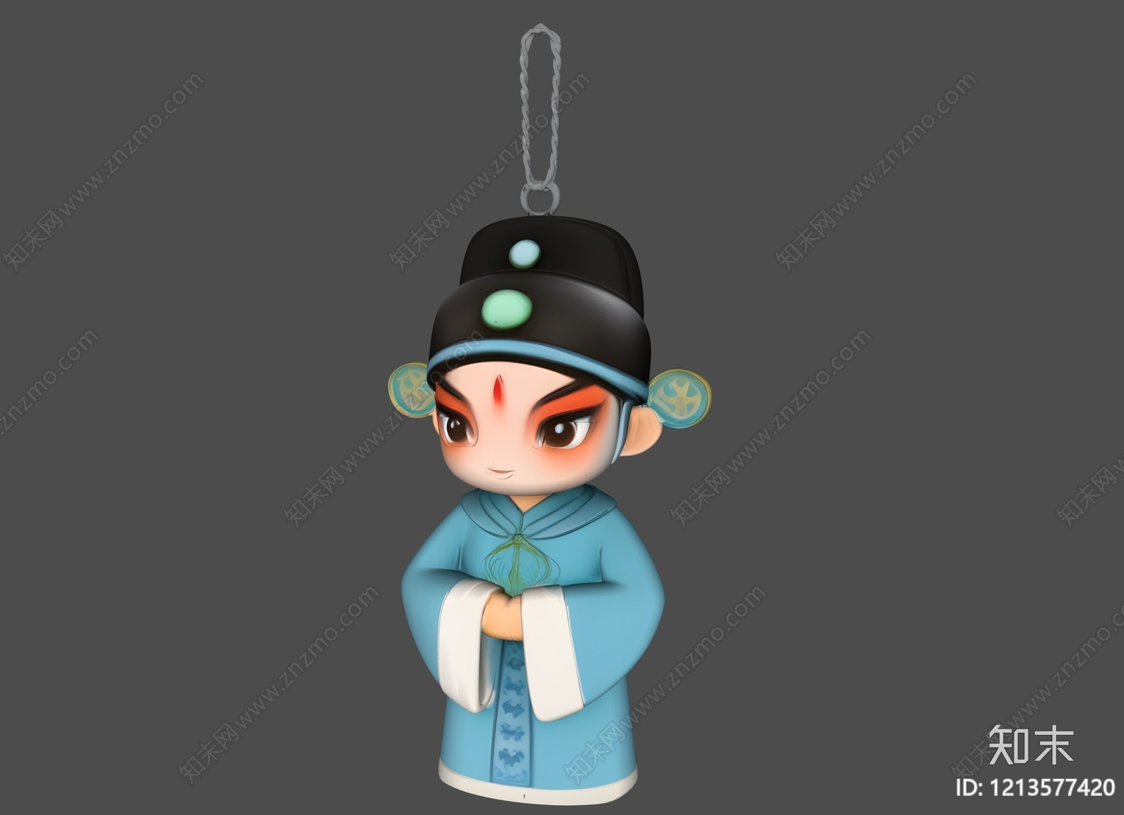 新中式挂件SU模型下载【ID:1213577420】
